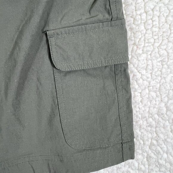 Eddie Bauer Summer Trail Shorts Women’s 12 (Actual 34x5.5) Green Cargo Hiking - Picture 5 of 11
